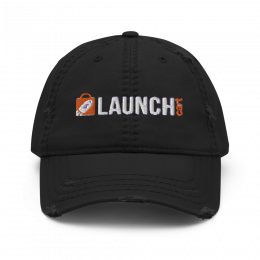 Launch Cart - Distressed Dad Hat