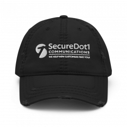 SecureDot1 - Distressed Dad Hat